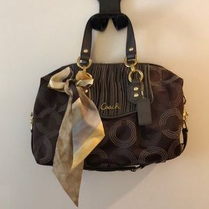 Coach brown purse